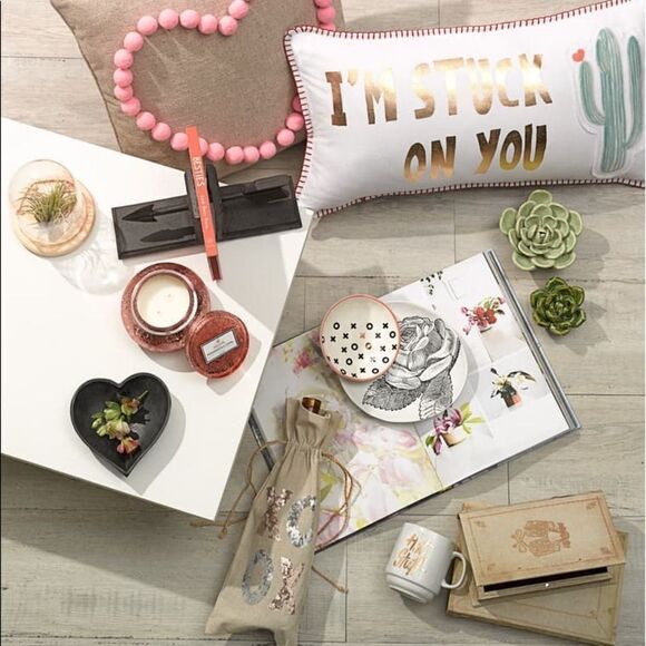 LEVTEX Pompom Heart Accent Pillow - Picture 2 of 7